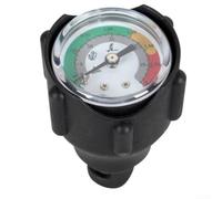 Compteur de pression de 30 psi haute précision pour bateaux gonflables, planches à pagaie, canoës, kayaks, radeaux, jauge d'air, noir, matériau PP, design compact, outil de test d'équipement de sports