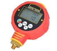 Compteur de pression numérique HVAC pour CVC à double fonction r32 | Écran LCD rétroéclairé, visibilité nocturne, boîtier en plastique souple, faible codage rouge élevé