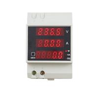 Compteur de puissance sur rail Din, ampèremètre de tension AC D52-2048, compteur d'énergie numérique, facteur de puissance AC80-300V 200-450V(AC200-450V)