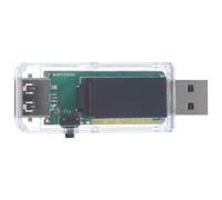 Compteur de Puissance Usb-a Écran Couleur, Voltmètre Ampèremètre | Plage 3,3 à 30 V et 0 à 5,1 A, Mesure Capacité, Énergie, Charge, ABS