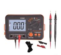 Compteur de résistance d'isolation pour applications électriques, mesure des tensions AC/DC, design compact avec sangle de transport pour plus de stabilité