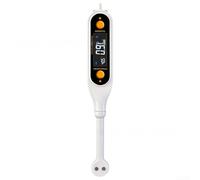 Compteur de salinité numérique 5 en 1 pour tester les aliments, conductivité du sel, température S.g avec écran LCD rétroéclairé, sonde de haute précision, outil de cuisine, blanc
