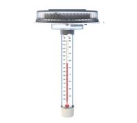 Compteur De Température De Piscine Flottant, Avec Jauge D'eau Facile À Lire À Énergie Solaire, 19x12 Cm, Thermomètre De De Piscine, Flotteur LED Coloré, Moniteur De Température De L'eau So