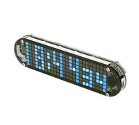 Compteur de température DS3231, haute précision, matrice de points numérique, Kit de réveil LED avec étui Transparent, affichage de la Date et de l'heure