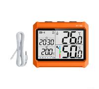 Compteur de température et d'humidité sans fil de haute précision de qualité industrielle double sonde enregistreur de données pour le stockage de serres (instrument et sonde)