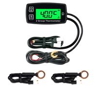 Compteur de température moteur numérique LCD avec affichage à double canal