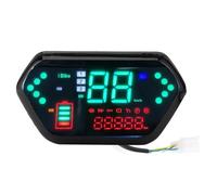 Compteur De Vitesse De Moto 60V Compteur Kilométrique Tachymètre Affichage Lcd Numérique Universel Pour Moto Électrique