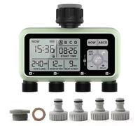 Compteur d'eau, 4 sorties,programmable, prise secteur européenne