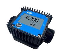 Compteur d'eau avec entrée en Laiton Débitmètre LCD K24 for débitmètre numérique, Outils de Mesure du débit d'eau favorables, 1 pièce