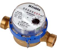 Compteur d'eau domestique pour eau froide ENBRA ER-AM DN 15/SV avec module radio (106015031)