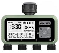 Compteur d'eau pour jardin, 4 sorties, indice de protection IPX5, conforme aux normes BS et UE