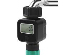 Compteur d'eau pour Tuyau d'Arrosage | Indicateur étanche à 4 Modes | Compteur d'Arrosage Extérieur pour Tuyau - pour Jardin Pelouse Terrasse Ferme Arrosage Plantation