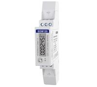 Compteur d'électricité monophasé Eastron SDM120 Modbus Rail DIN 45 Amp kWh Pulse Modbus RS485 RTU Écran LCD rétroéclairé numérique MID/Calibrage