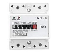 Compteur D'électricité Numérique Monophasé 220V/230V 5 80A 4P LED Rail DIN