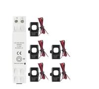 Compteur d'énergie 100A avec pince 5 CT for système PV | Surveillance bidirectionnelle de la consommation de production d'énergie