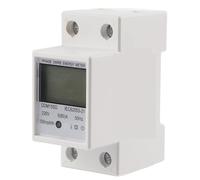 Compteur d'énergie à affichage numérique rétro-éclairé LCD 5-80A DDM15SD, monophasé, Rail Din, compteur d'énergie électronique KWh
