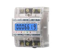 Compteur d'énergie électrique 3 phases, 4 fils, Rail Din, compteur de consommation d'électricité, 50/60HZ, moniteur de consommation d'énergie, 100A AC 3x230/400V