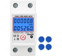 Compteur d'énergie électrique - HEN - DDS6619-526L-2 - Monophasé - Affichage numérique - Multifonctionnel