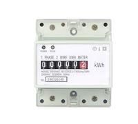 Compteur d'énergie électrique monophasé à deux fils AC 220V 100A, compteur de kWh, consommation d'électricité analogique, wattmètre domestique sur Rail Din