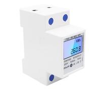 Compteur D'énergie Électronique À Rail Din 5-80a Ddm15sd, Avec Affichage Numérique Rétro-Éclairé, Monophasé, Kwh