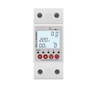 Compteur d'énergie intelligent 2P 63A 230V, compteur de kilowattheures, protection contre les fuites, les surtensions et les sous-tensions, équipement de relais
