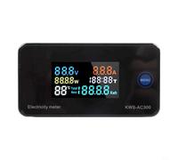 Compteur d'énergie intelligent KWS AC300 100 A pour le suivi de la puissance, de la température et de l'humidité des appareils électriques