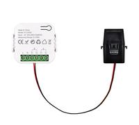 Compteur d'énergie intelligent WiFi bidirectionnel avec pince 80A pour la surveillance de la puissance produite et consommée des systèmes solaires/PV AC100/240V compatible Tuya