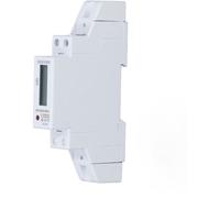 Compteur D'énergie monophasé 230 V 5 (50) A 1 P avec écran LCD, Détection Automatique, Voltmètre sur Rail Din, Tension de Puissanc