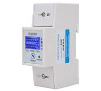 Compteur d'énergie monophasé, compteur d'énergie DDS015M en watt-heure Compteur numérique KWH pour rail DIN, affichage Compteur d'énergie pour rétro-éclairage Can-be-Reset 230V