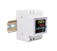 Compteur d'énergie monophasé Din Rail, moniteur de consommation d'électricité, AC 40-300V, 100A, voltmètre, ampèremètre, Watt, Kwh, fréquence, compteur de puissance