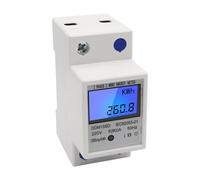 Compteur d'énergie monophasé sur Rail DIN 220V 50Hz, 5-80A, KWh électronique, avec écran numérique rétro-éclairé LCD, DDM15SD