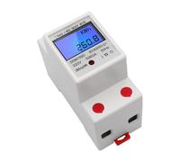 Compteur d'énergie monophasé sur Rail DIN DDM15SD, 5-80A, 220V, 50Hz, compteur électronique KWh avec écran numérique rétro-éclairé LCD
