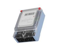 Compteur d'énergie numérique LCD, DTS6619 AC 380 V 3 phases 4 fils compteur d'énergie kWh consommation d'énergie mesure de l'électricité(1 Phase)