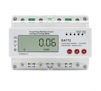 Compteur d'énergie numérique triphasé 5-100 A RS485 Communication 380 V AC Moniteur d'alimentation (EA772-110V)