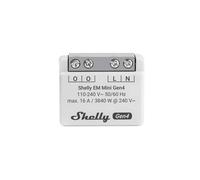 Compteur d'énergie sans fil Shelly EM Mini Gen4 1 canal WiFi Bluetooth Zigbee...