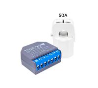 Compteur d'énergie Shelly EM avec convertisseur de courant 50 A WiFi...