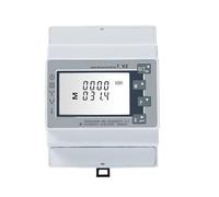 Compteur d'énergie sur rail Din, compteur d'énergie triphasé SDM630MCT 1/5A CT connecté à fonction multiple, quatre modules, port RS485 Modbus