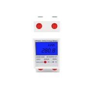 Compteur d'énergie sur Rail Din DDM15SD 220V 50Hz, rétro-éclairage LCD, affichage numérique, monophasé, compteur d'énergie électronique, KWh