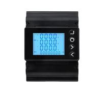 Compteur d'énergie sur rail Din, DSM630MCT Watt mètre numérique triphasé RS485 3 phases 4 fils compteur d'énergie sur rail Din AC 220 V(With 200A CT)