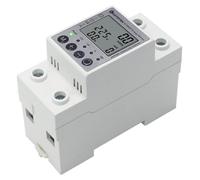 Compteur d'énergie triphasé, conforme à la norme DIN, avec écran LCD, 220V, 63A, mesure en kWh