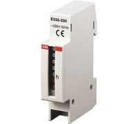 Compteur d'heures de fonctionnement 99999 h, 1TE - 48V DC compteur d'heures E233-12/48