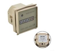 Compteur d'heures électrique avec portée 0 99999H59M, design ABS, installation facile pour les applications industrielles