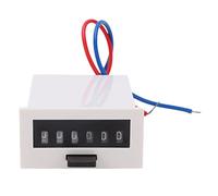 Compteur d'impulsions électronique Installation Facile Compteur électromagnétique à 6 Chiffres pour l' pour le Pétrole (DC24V)