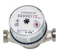 Compteur divisionnaire eau chaude 8 rouleaux Calibre 15 3/4"