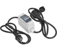 Compteur électrique numérique mobile IP65 étanche écran LCD portable Moniteur de consommation électrique 16A