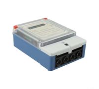 Compteur Électrique pour industriel Rail DIN 60A 220V Compteur | Mesure précise consommation, indicateur LED pour pulse, isolation pour optique, usage résidentiel commercial