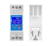 Compteur electrique tuya wifi 80A Contrôle vocal compteur électrique intelligent 2P 80-300VAC disjoncteur connecté compteur numérique Protection contre les surtensions et sous-tensions