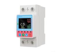 Compteur Électrique WiFi Suivi Conso kWh Voltage Ampère | Matériau ABS pour robuste, résistance chaleur, installation pour facile, compatible tableau électrique standard