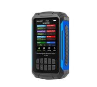 Compteur EMF Détecteur De Rayonnement Électromagnétique 5 En 1, Champ Électrique, Intensité Magnétique, Testeur Température Et D'humidité, Compteur Emf pour les constructions(Black)
