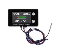 Compteur Énergie 100W pour alarme Haute Basse Pression Compteur | Écran HD net, contrôle température intégré, plage 10-100V, alarme pression, usage pro